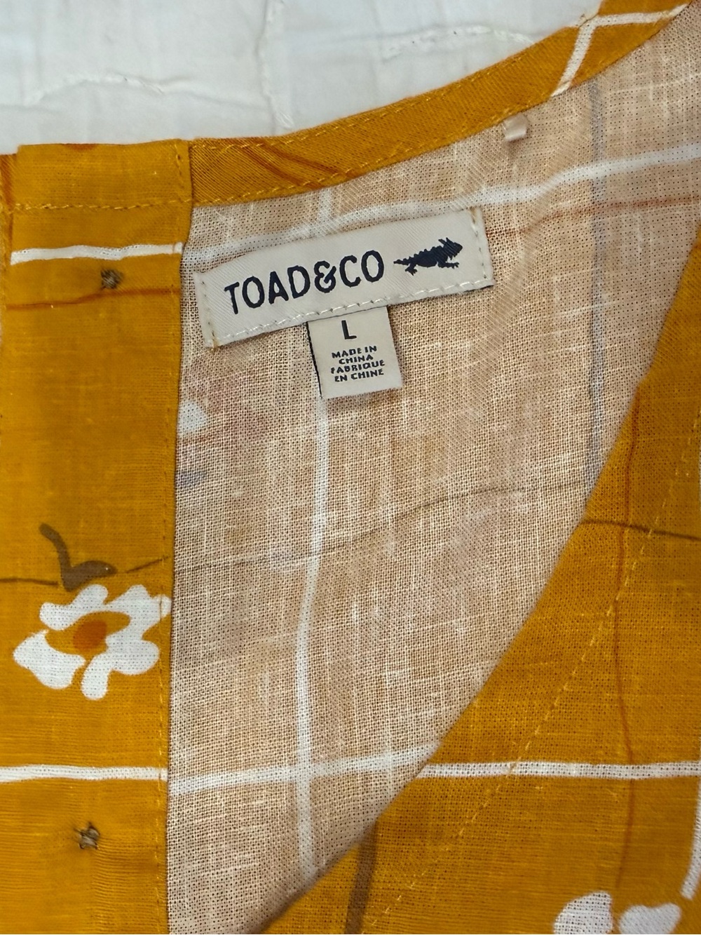 Toad & Co Button Back Tank Top - Picture 6 of 6